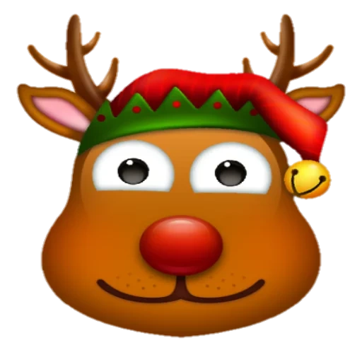 deer, reinder, rudolph's mask, christmas reinder, deer rudolph tone