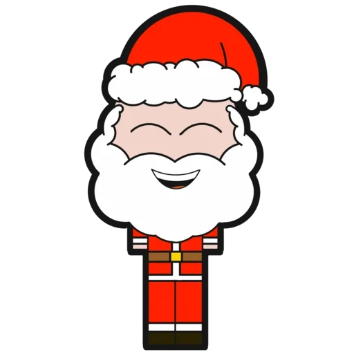 tahun baru, selamat natal, kartun santa klaus