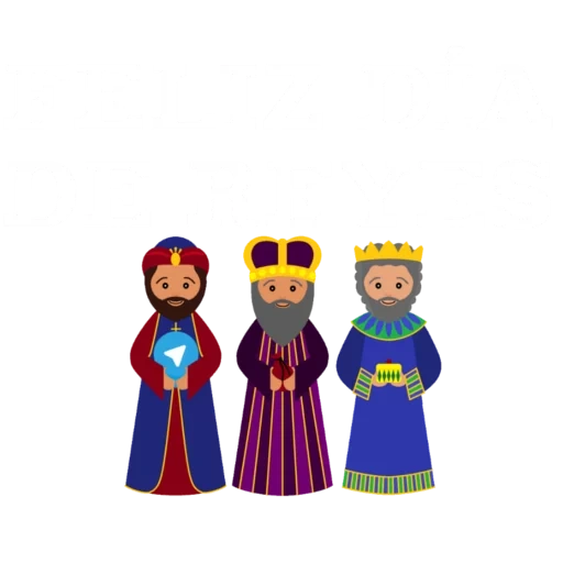 emoji, reyes magos, los reyes magos, sage with transparent background