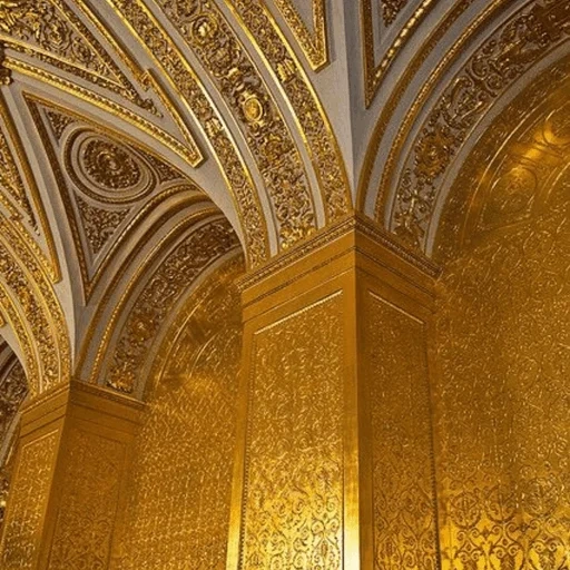 einsiedelei, goldener palast, palastinnere, vergoldete eremitage, decken eremitage wallpaper