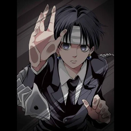 animação, arte de animação, personagem de anime, chrollo lucifer, chrollo lucilfer