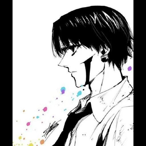 art comics, anime guy, song hack comics, chrollo lucilfer, chrollo lucilfer stan