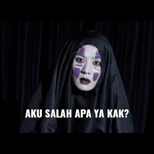 wajah, halloween, makeup halloween, ini halloween, munafik film 2016