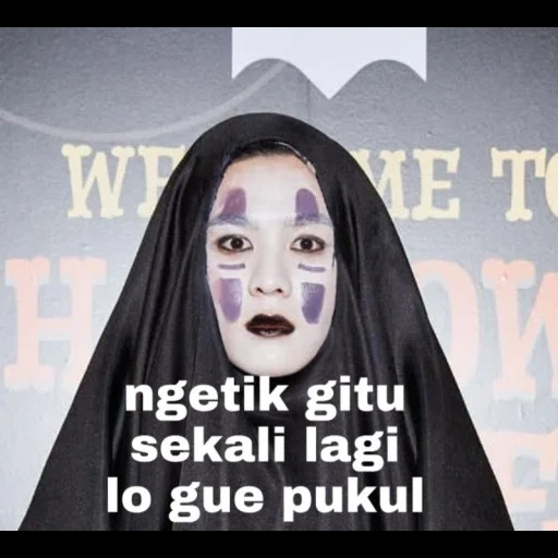 wajah, halloween, kostum halloween, makeup halloween, ini halloween