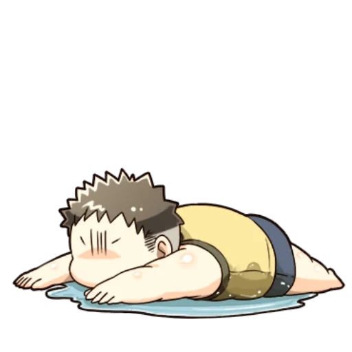 carne de anime, hajim está durmiendo, nikubo pixib, bebé anime, personajes de anime