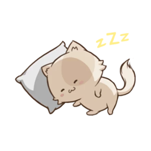 chats chibi, animé, kitty chibi kawaii, dessins mignons de chibi, dessins de chats mignons