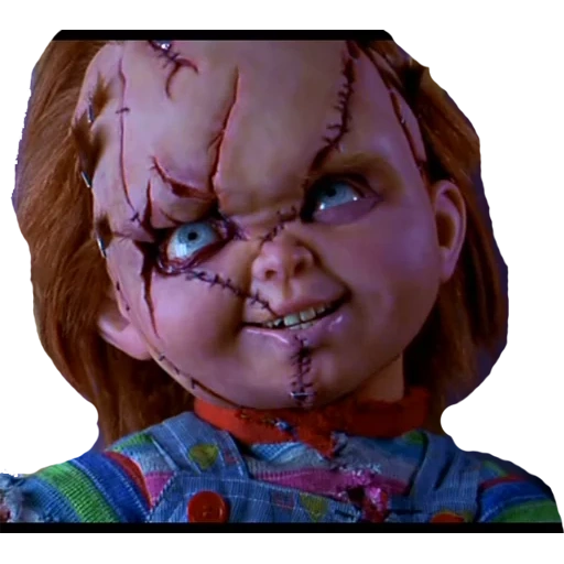 chucky, le ghirlande di fiori, chucky, bambola chachi