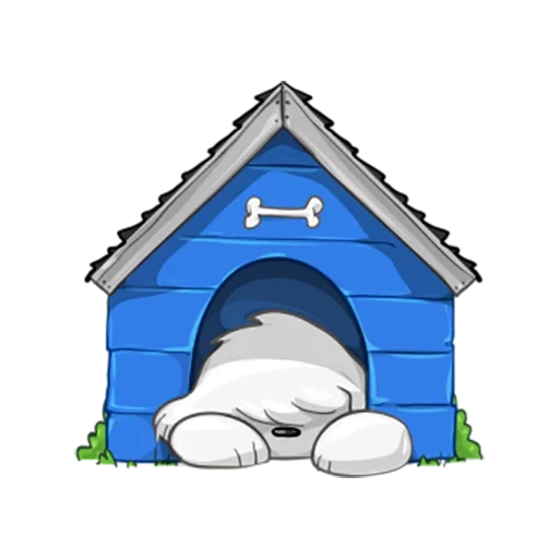 booth, dog house, dog house, dog booth icon, cartoon dog house