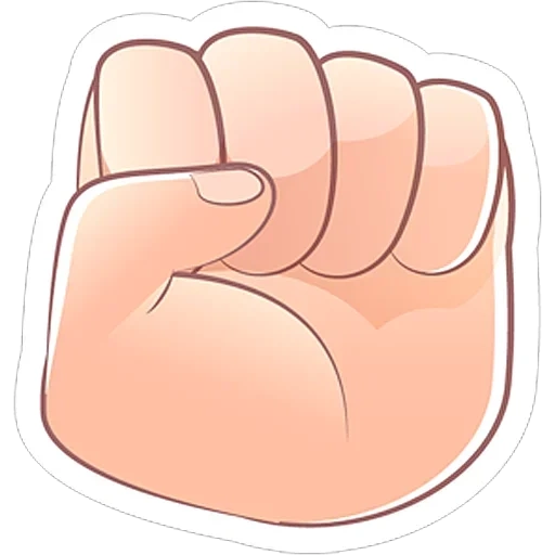 hand, fist, part of the body, fist clipart, fist drawing