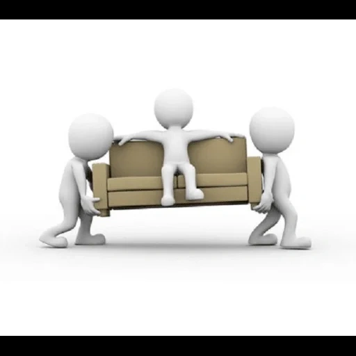 3d-человек, человечек диване, 3d человечек диван, стоковые иллюстрации, белые человечки идея диван