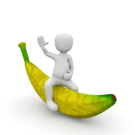 живой банан, бананы лопала, банан пищеварения, банан иллюстрация, человек банан рисунок