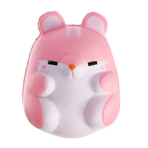 squash's hamster, swich hamster pink, squeeze's anti-stress hamster, anti-stress effect of squash hamster, squixey hamster 13*8 1/100