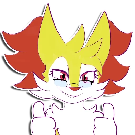 аниме, braixen, покемоны фурри, покемон брайксен, соник стиле покемон