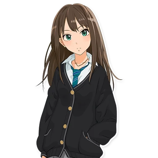 rin shibuya, fille animée, idole rin shibuya, anime rin shibuya, anime idolmaster rin