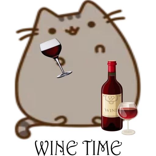 tekan kedalam, pushin kucing, pusheen cat, anggur pushin kucing, pusheen kucing