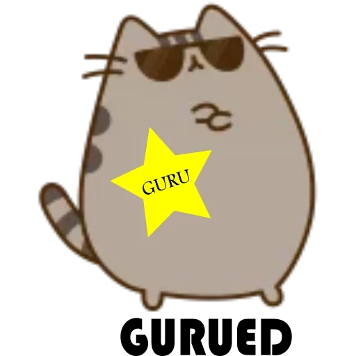 pushen, pusheen, gatto di pusin, gatto pu shen