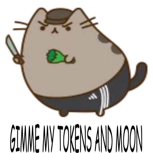 tekan kedalam, pushin kat, pushin kucing, pusheen cat, pusheen cat