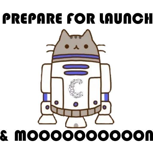 pusheen, p2d2 cat, kitty 2d, pusheen kucing, cat pushin star wars