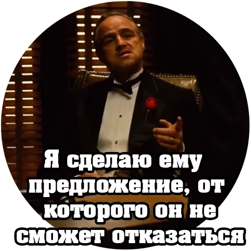 captura de pantalla, vito corleone, hay una propuesta irresistible