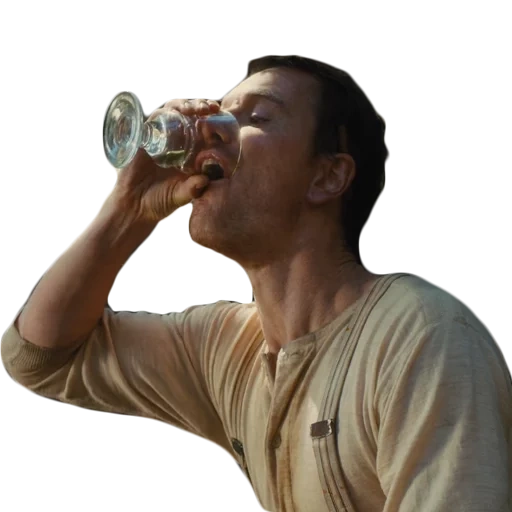 saudara laki-laki, jantan, seorang pria minum, pria itu minum air