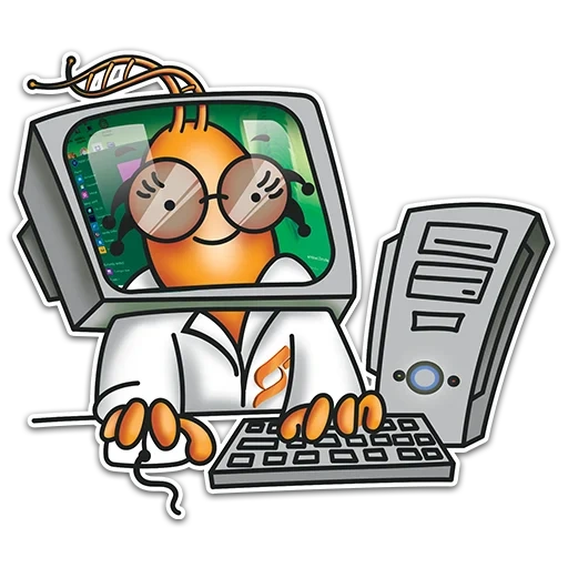pantalla, un ordenador, una computadora enfermo, ayuda de la computadora, técnica informática