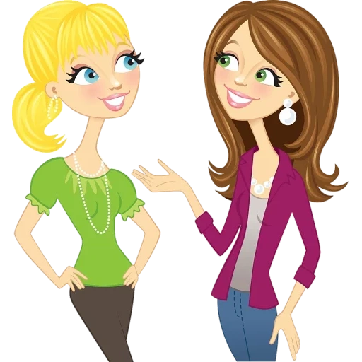 asking woman клипарт, women talking clipart, векторные иллюстрации, две женщины разговаривают рисунок, мама дочка магазине векторная иллюстрация