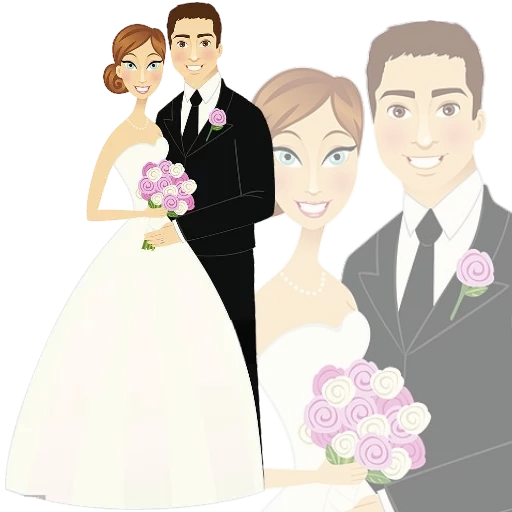 пара свадьба, жених невеста, свадебная пара, фон жених невеста, жених невеста иллюстрация