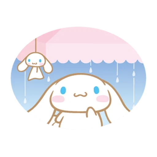 лунна, лунный сад, милые рисунки, cinnamoroll темы, кролик cinnamoroll