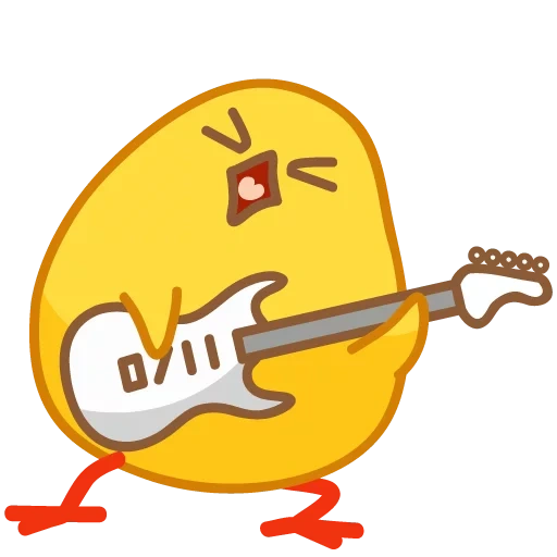 die küken, smiley, die küken, die hühnergitarre