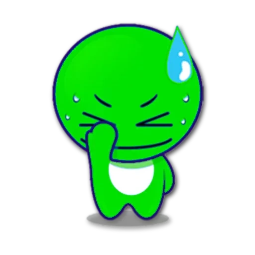 giocattolo, verde, emoticon camaleonte