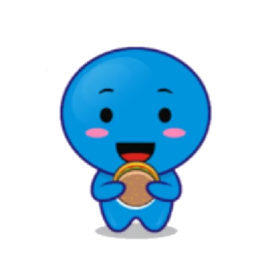 cipul, emoticônes, jouets, blue smiley, smiley blue