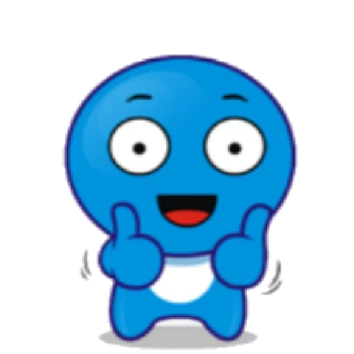 cipul, a toy, characters, smiley blue circle