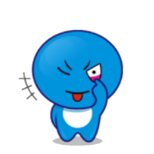 cipul, anime, characters, blue smile