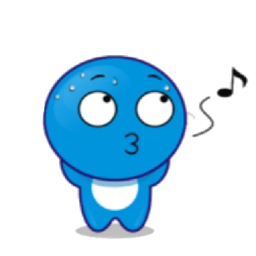 cipul, characters, blue smile, blue smiley, smiley blue circle