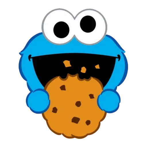 коржик, cookie monster милые, рисунки кукиса монстрика