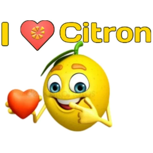 guawa smileik, mangga yang ceria, karakter lemon, kartun dengan lemon, karakter kartun lemon