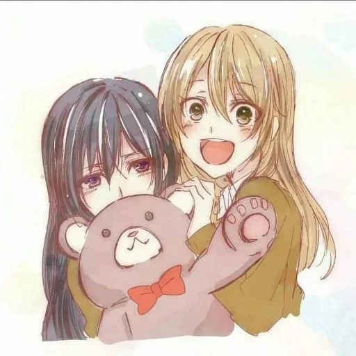 figure, images animées, anime yuri comics, personnages d'anime, citrus anime chibi