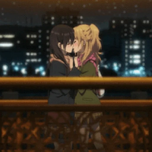 anime, anime d'agrumes, baiser d'animation d'agrumes, animation citrus matsuri yuzu, agrumes anime baiser de pingli