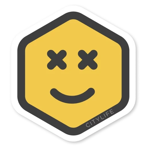 x_x smiley, icono de sonrisa, icono sonriente, logo smiley, smiley con cruces