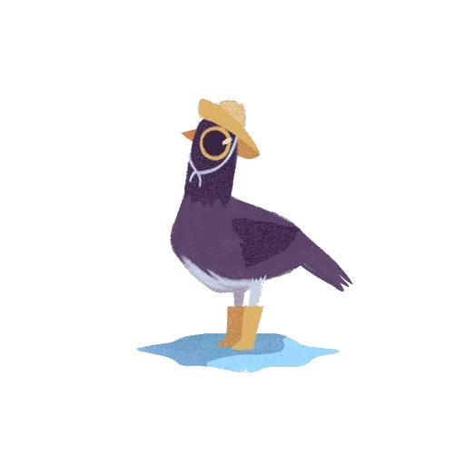 aves, paloma, la paloma es divertida, paloma de dibujos animados, paloma violeta