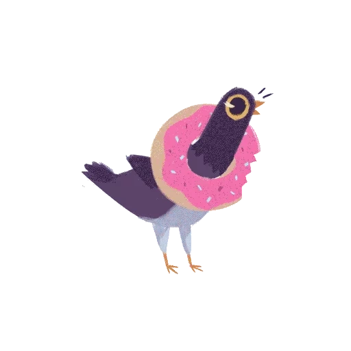 pigeon, trash doves, the pigeon is funny, violet bird, violet bird