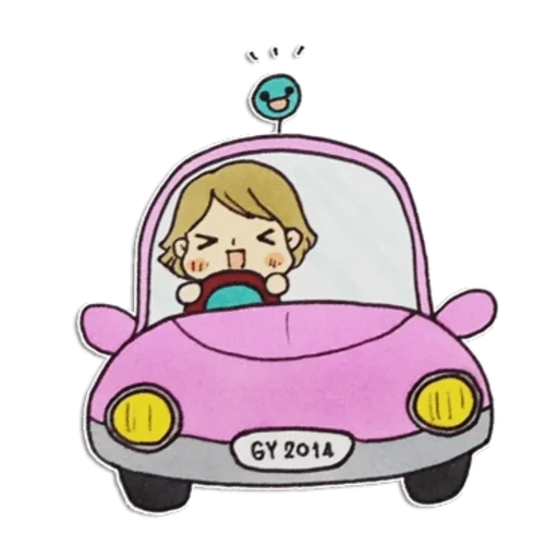 coche, clipart, clipart de coche, auto clip, un coche de caricatura de niños