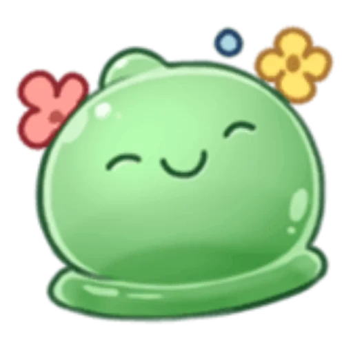 vase, emoji, clipart, limon vert