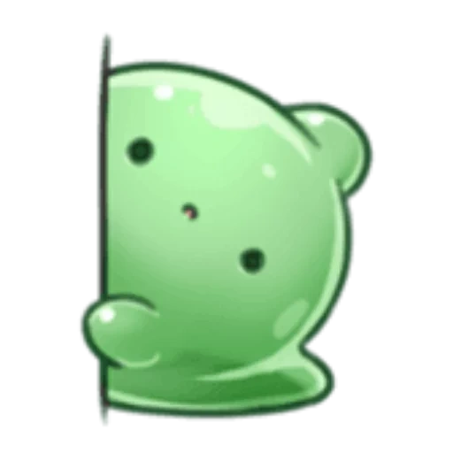 grün, android toast, emoji ist grün, kawaii dinosaurier, süße nashornzeichnung