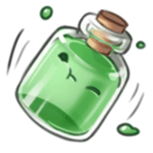 potion, parfumerie, le flacon est de la potion, bouteille dota 2, la potion avec un fond de neige