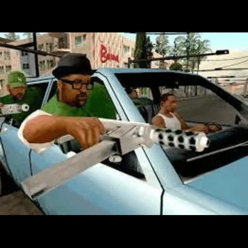 gta, großer rauch, schwerer kraftfahrzeugdiebstahl, big smowk nummer neun, grand theft auto san andreas