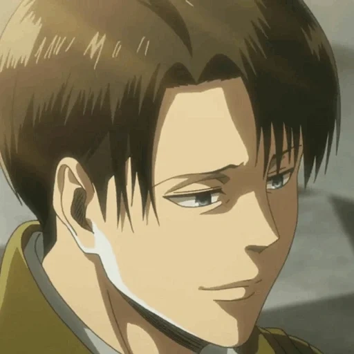 levi ackerman, l'attacco dei titani, titan attack levy, levi ackerman sorride, levi ackerman attacca i titani