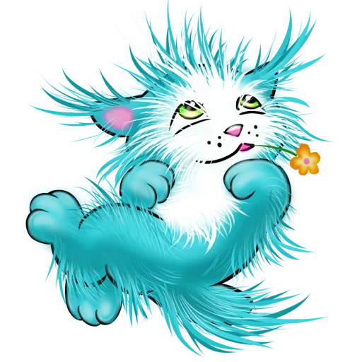 cat, cat, cat blue, fairy kitten, cat illustration