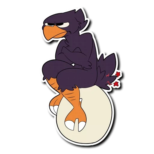 animation, griffin vore, penguin bird, dirty bird studio, fictional character