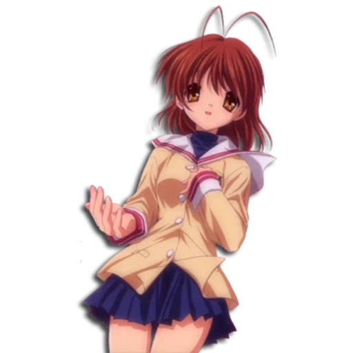 clannad de anime, nagisa minase, clãs nagisa, nagisa furukava, anime clannad nagisa